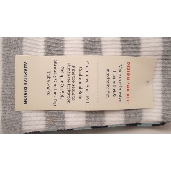 New with Tags Size 5.5-8.5 Adaptive Design Slipper Socks - Picture 5 of 6